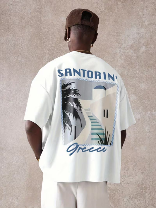 Men's Crew Neck Tee Santorini