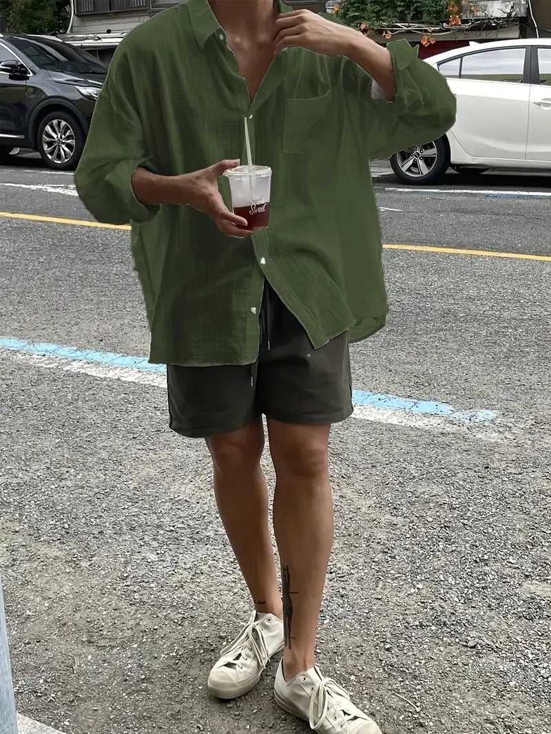 Men's Long-Sleeved Shirt