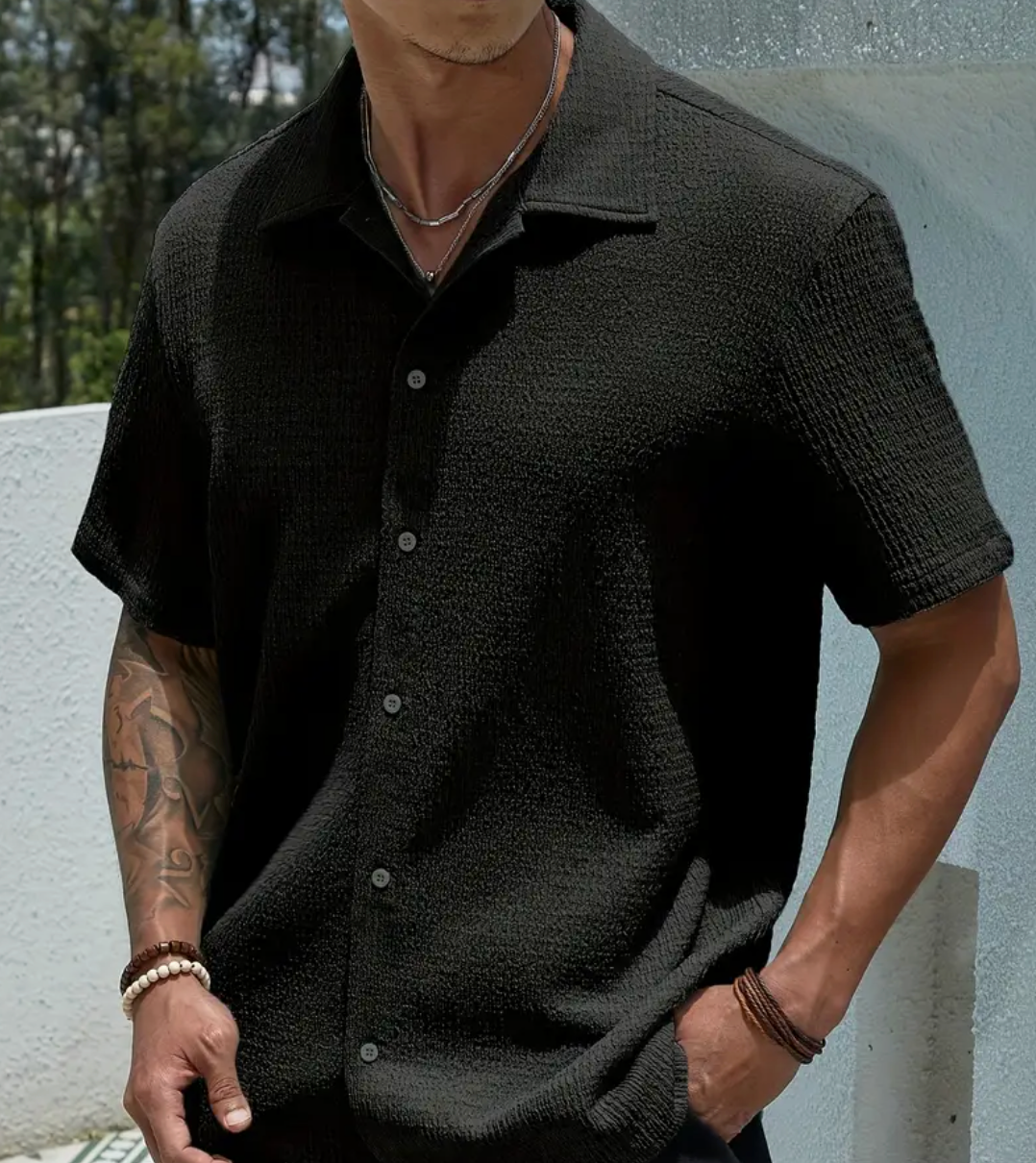Casual Button-Up Shirt