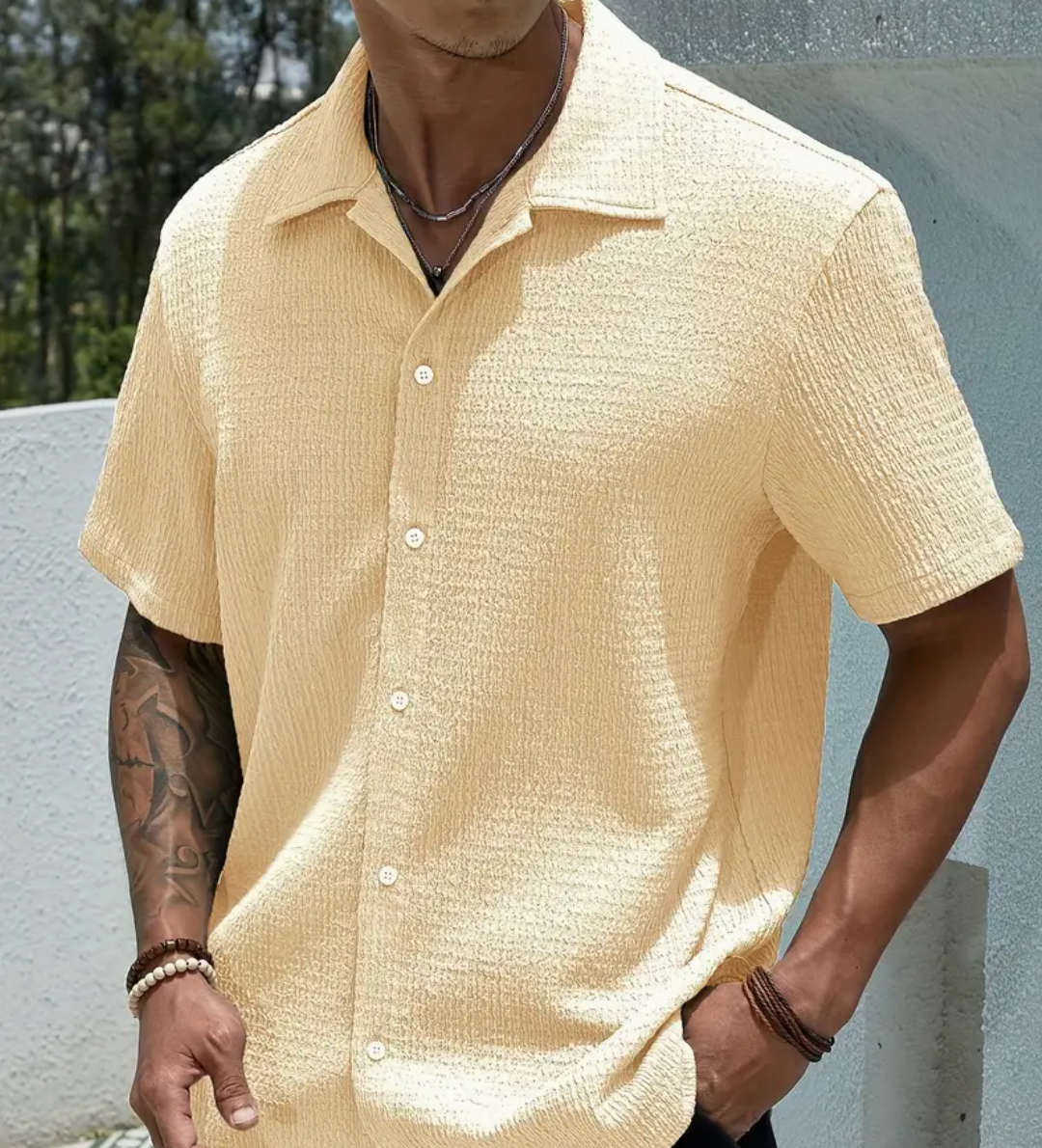 Casual Button-Up Shirt