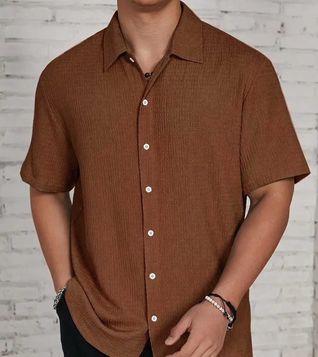 Casual Button-Up Shirt