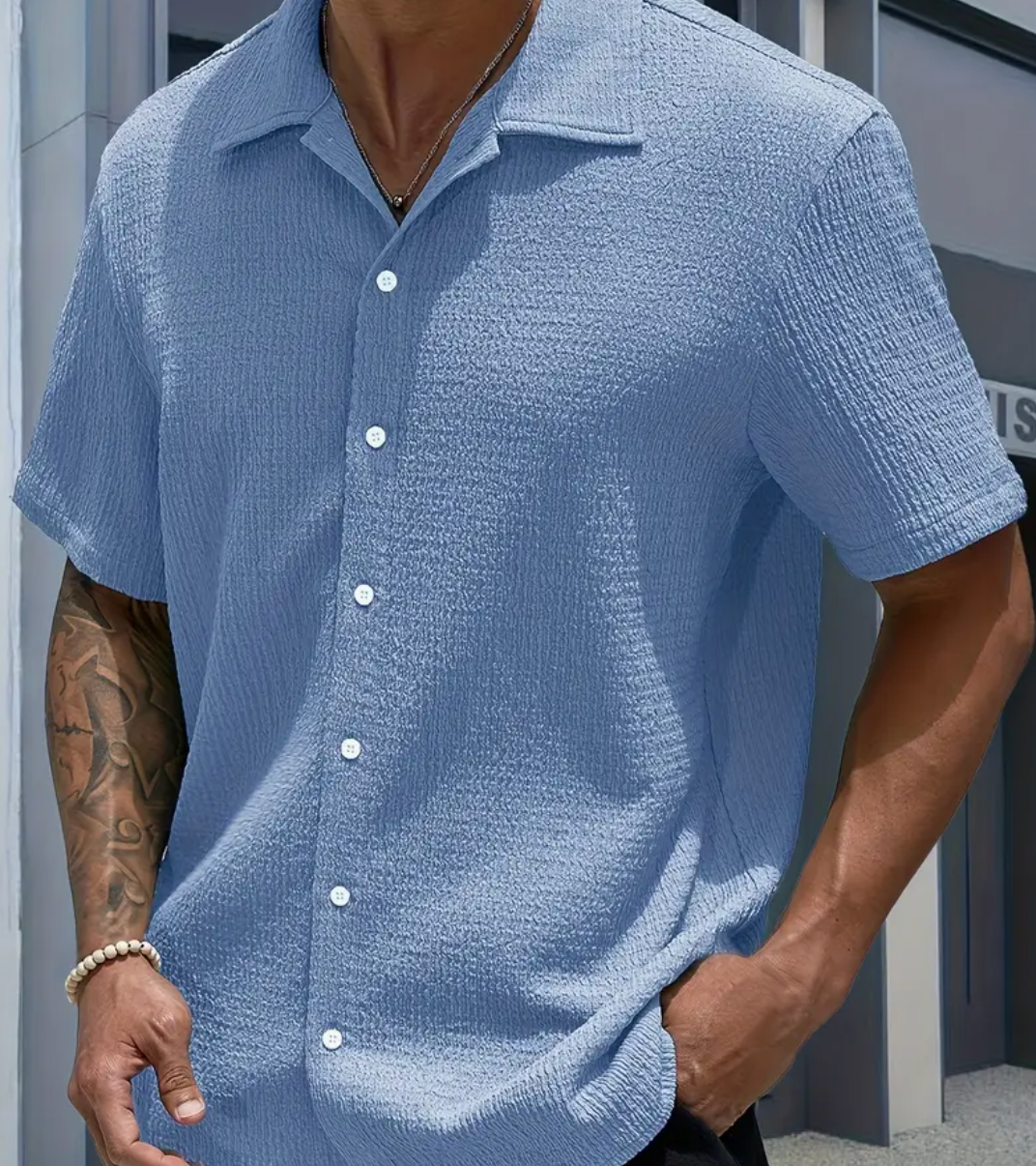 Casual Button-Up Shirt