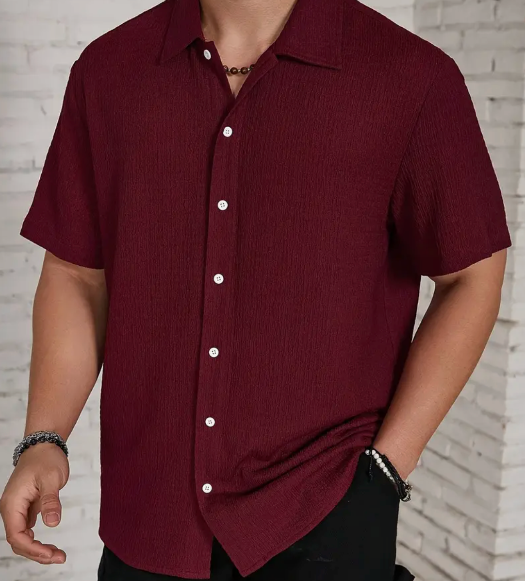 Casual Button-Up Shirt