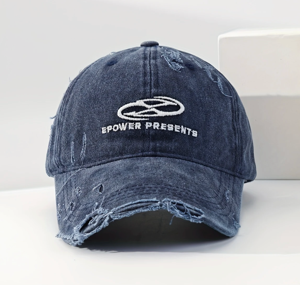 Vintage-Style Men's Denim Baseball Cap