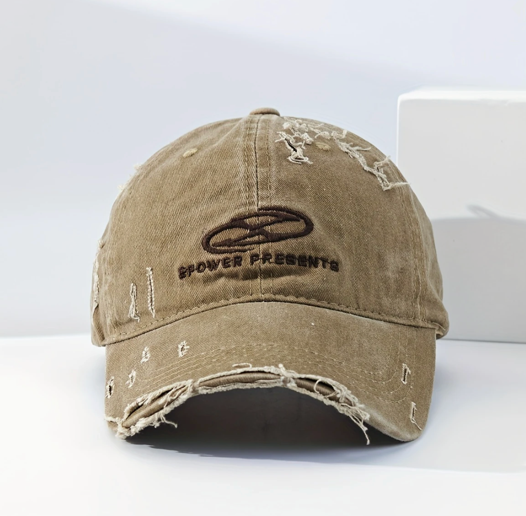 Vintage-Style Men's Denim Baseball Cap