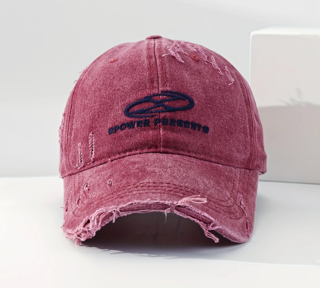 Vintage-Style Men's Denim Baseball Cap