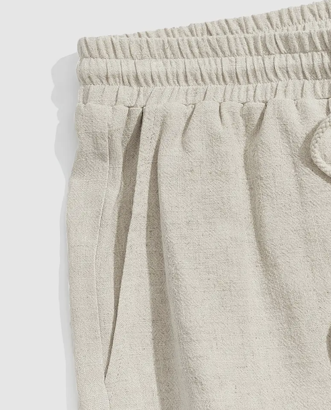 Loose Fit Men's Drawstring Waist Shorts