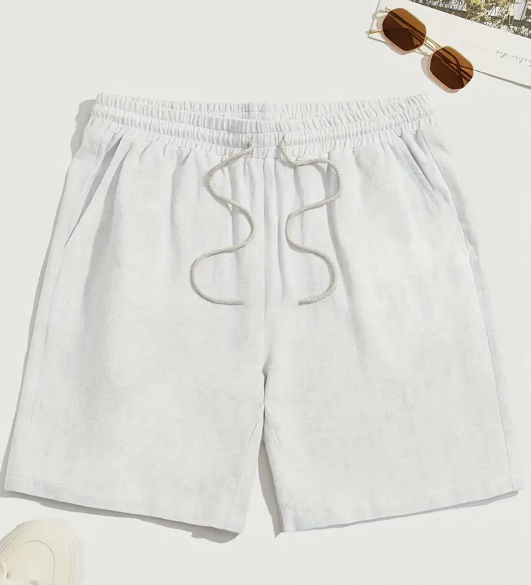 Loose Fit Men's Drawstring Waist Shorts