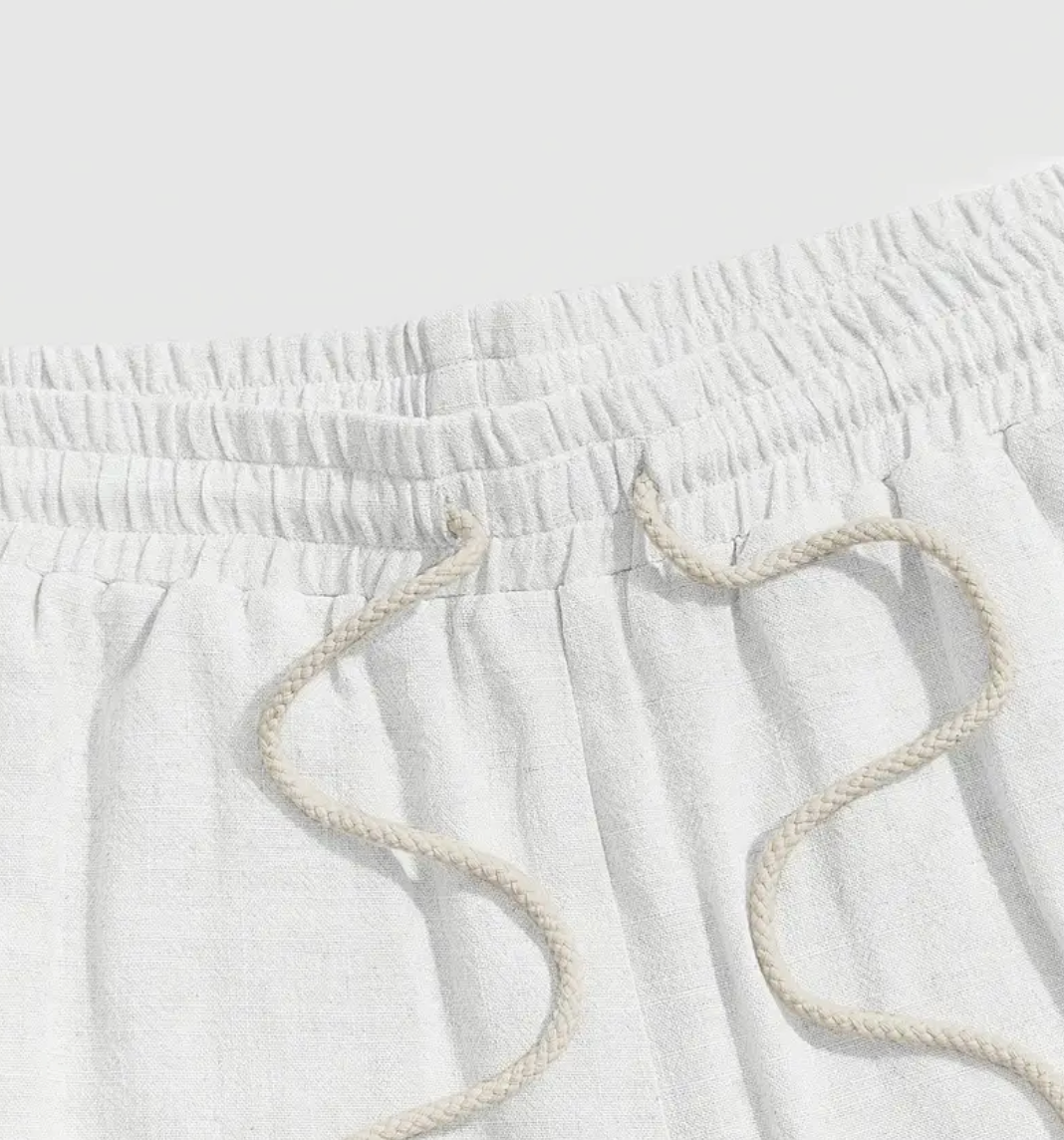 Loose Fit Men's Drawstring Waist Shorts