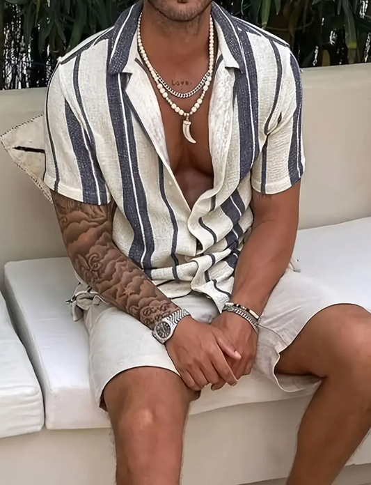 Casual Loose Striped Shirt