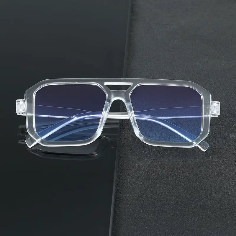 Geometric Retro-Style Glasses
