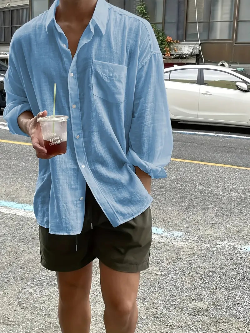 Men's Long-Sleeved Shirt
