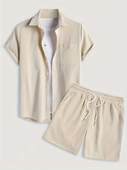 European Fashion Shirt and Shorts