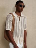 Men's Sweater Solid Color Hollow Buttons