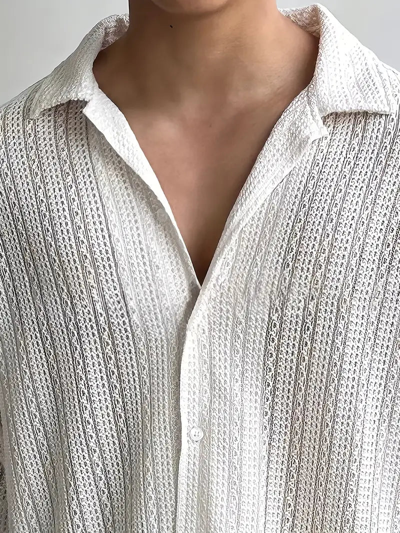 Men's Button-Up Short Sleeve Shirt