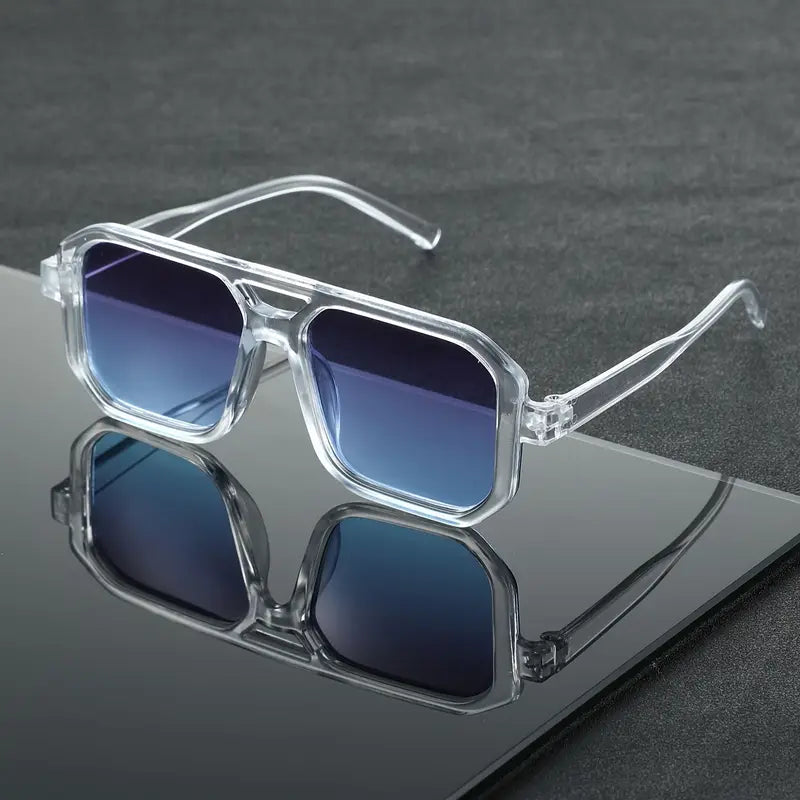 Geometric Retro-Style Glasses