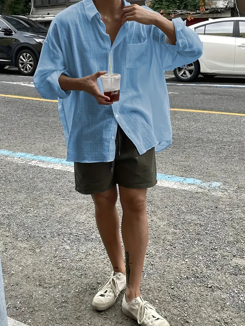 Men's Long-Sleeved Shirt