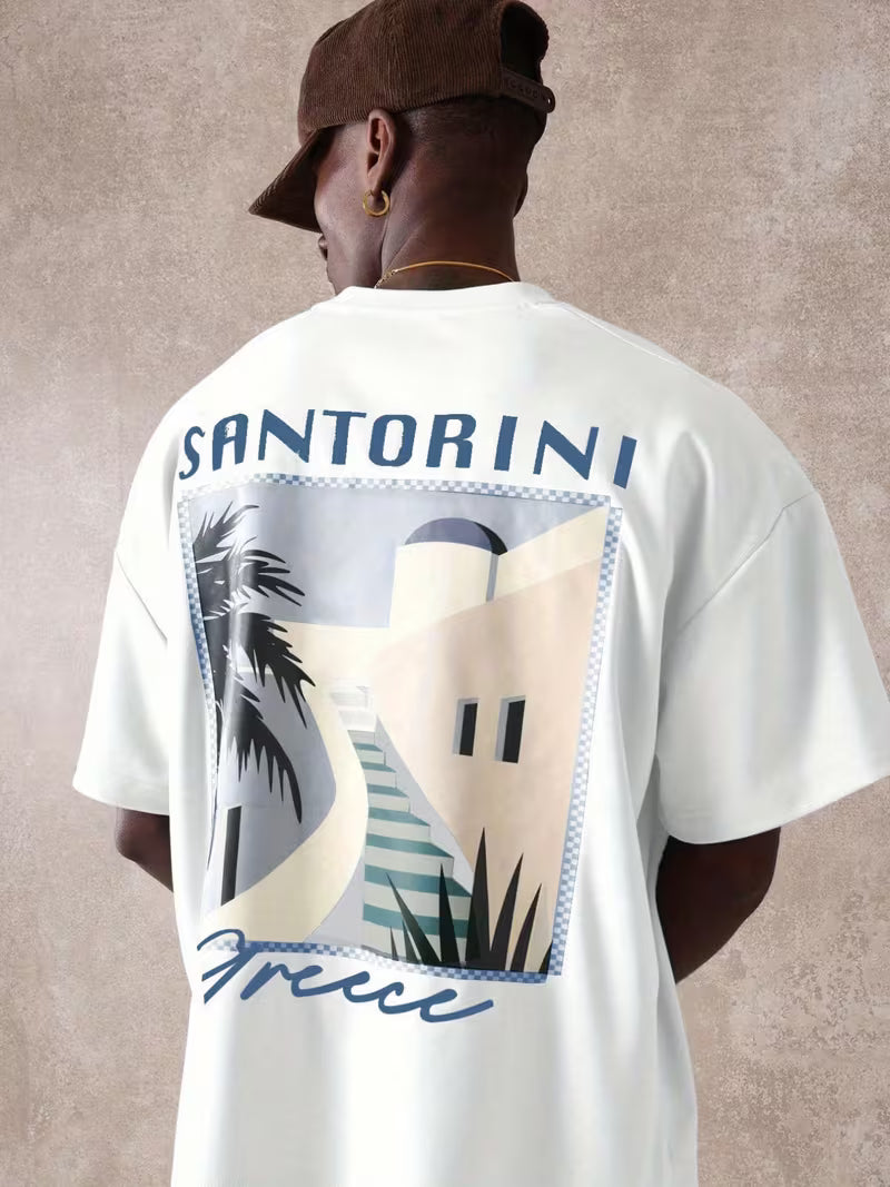 Men's Crew Neck Tee Santorini
