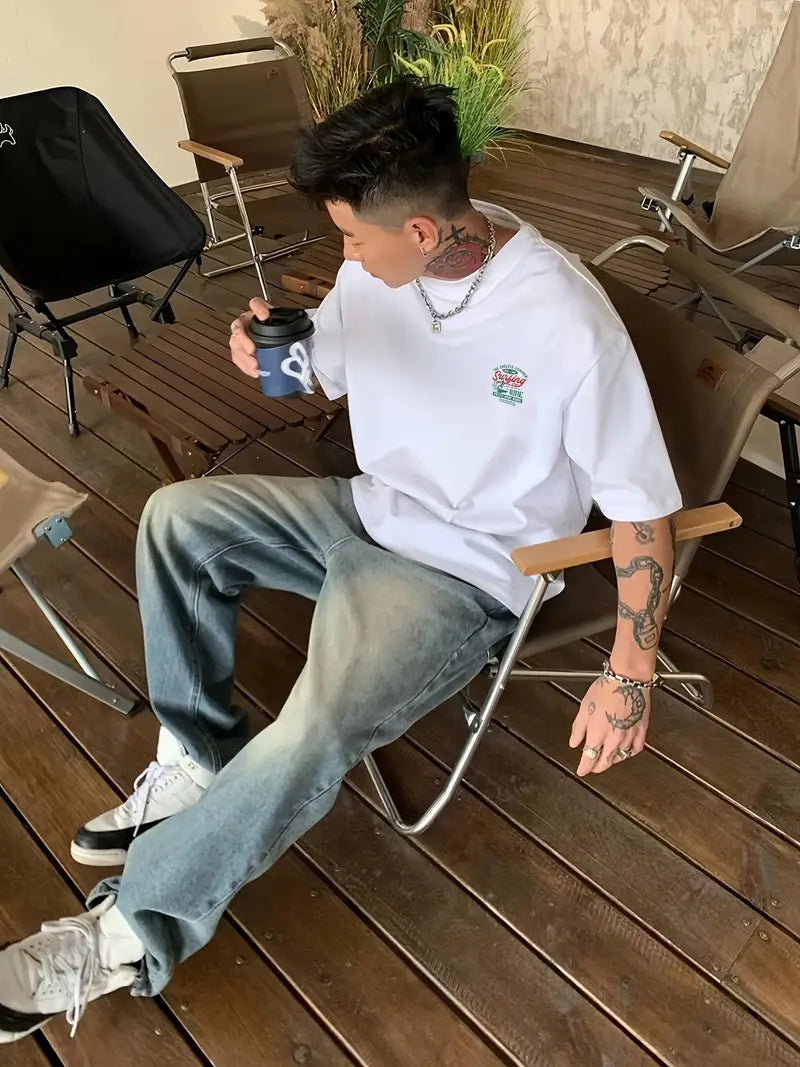 Neck Short Sleeve T-Shirt