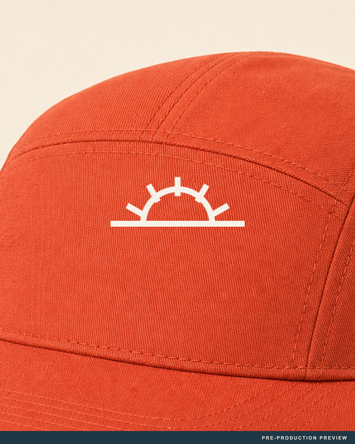Last Light Cap — decoration close-up — PRE-PRODUCTION PREVIEW [preview-imagery]