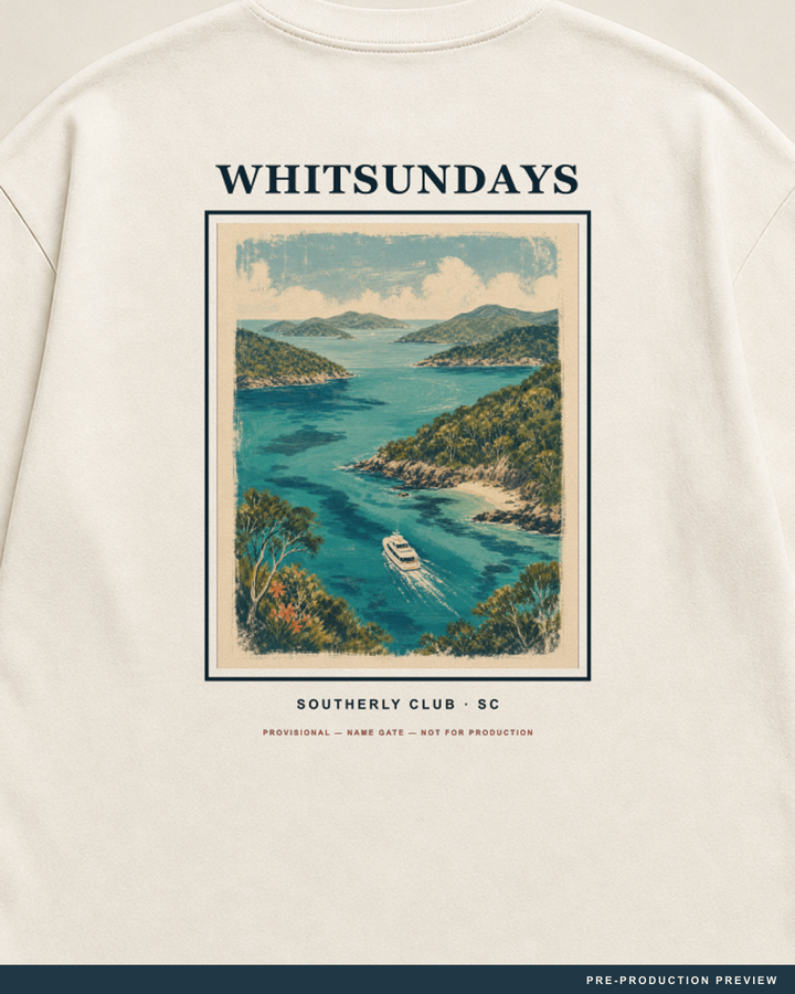 Whitsundays Tee — decoration close-up — PRE-PRODUCTION PREVIEW [preview-imagery]