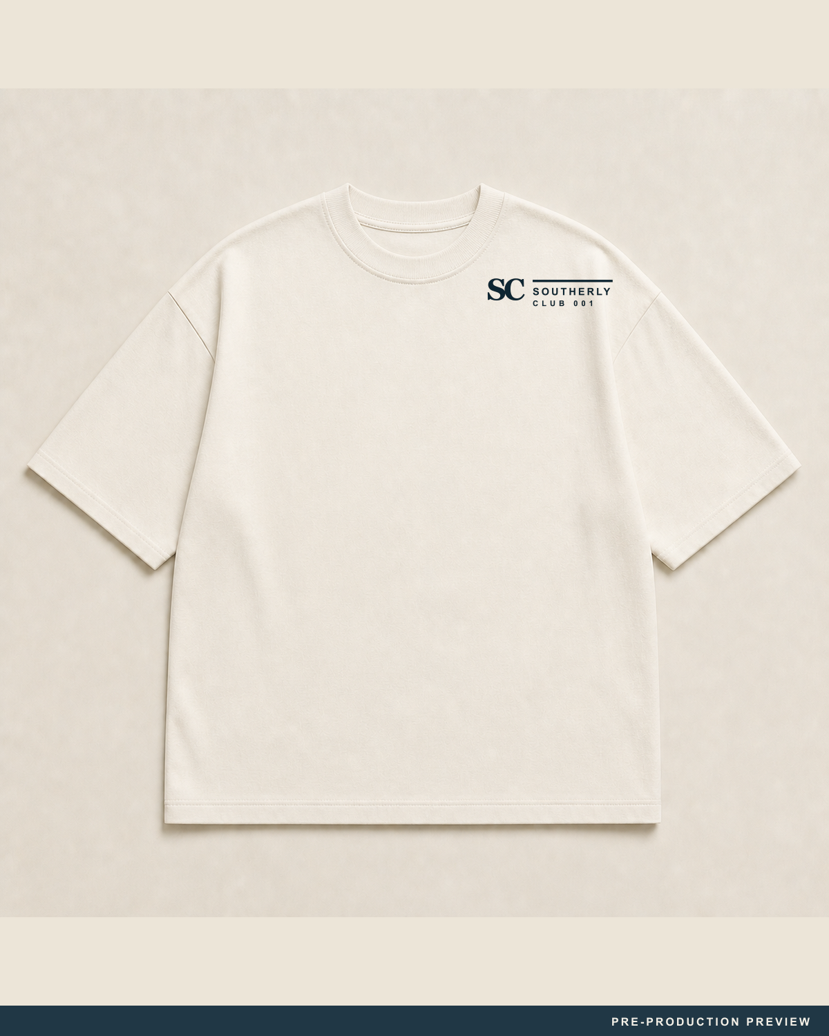 Sunburnt, Not Sorry Tee — front device view — PRE-PRODUCTION PREVIEW [preview-imagery]