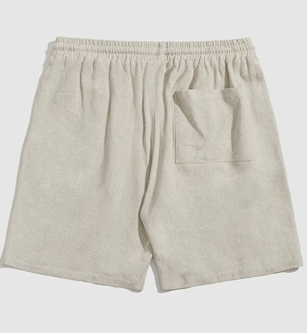 Loose Fit Men's Drawstring Waist Shorts
