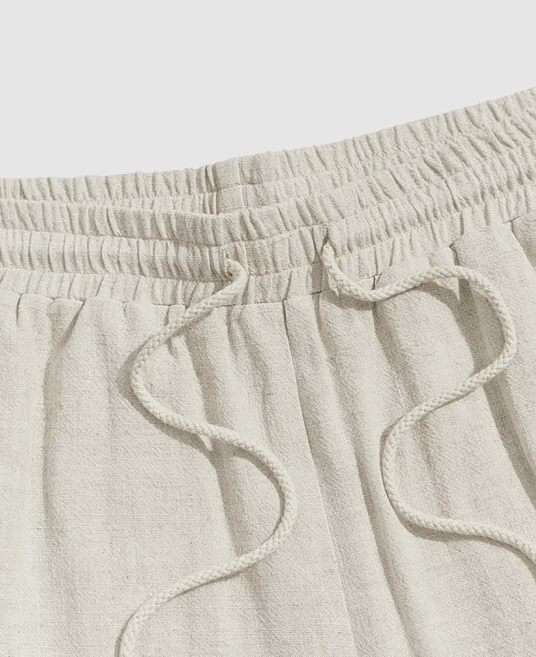 Loose Fit Men's Drawstring Waist Shorts