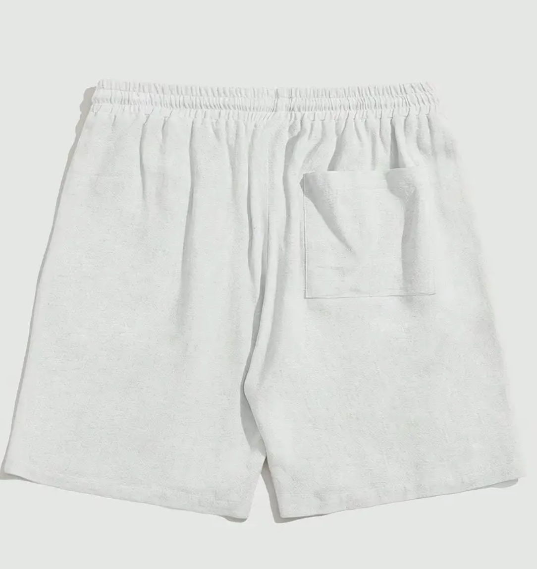 Loose Fit Men's Drawstring Waist Shorts