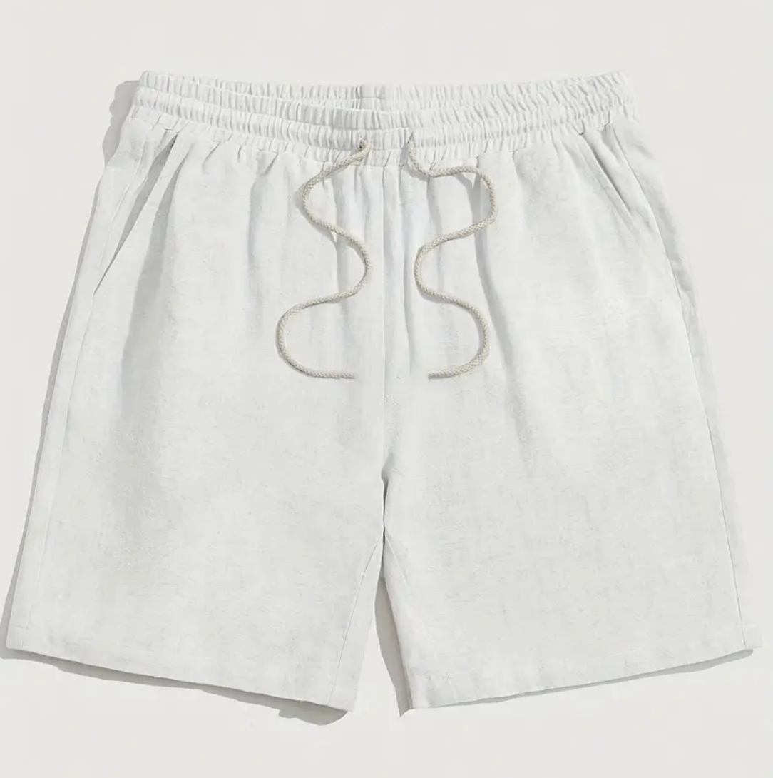 Loose Fit Men's Drawstring Waist Shorts