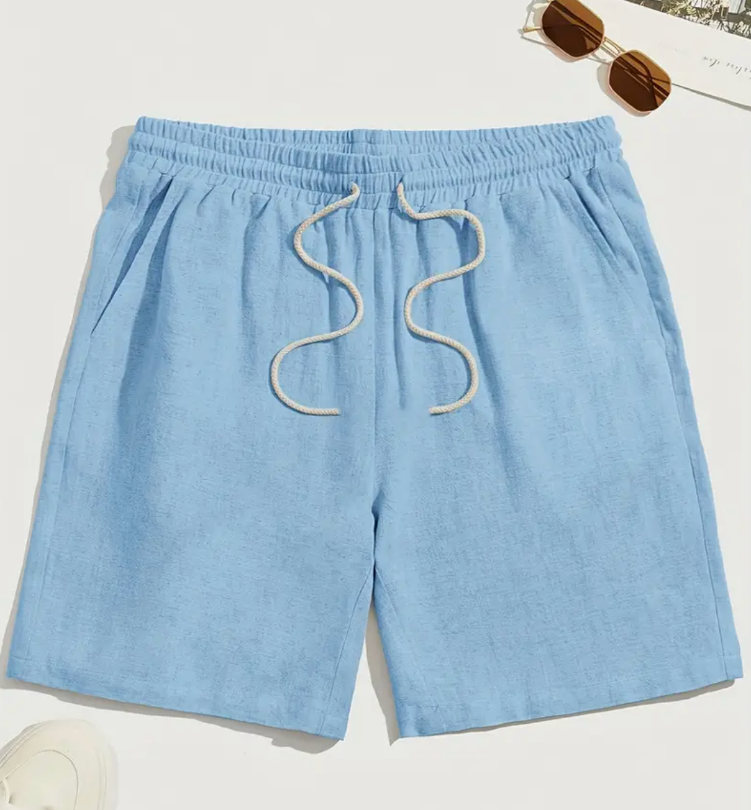 Loose Fit Men's Drawstring Waist Shorts