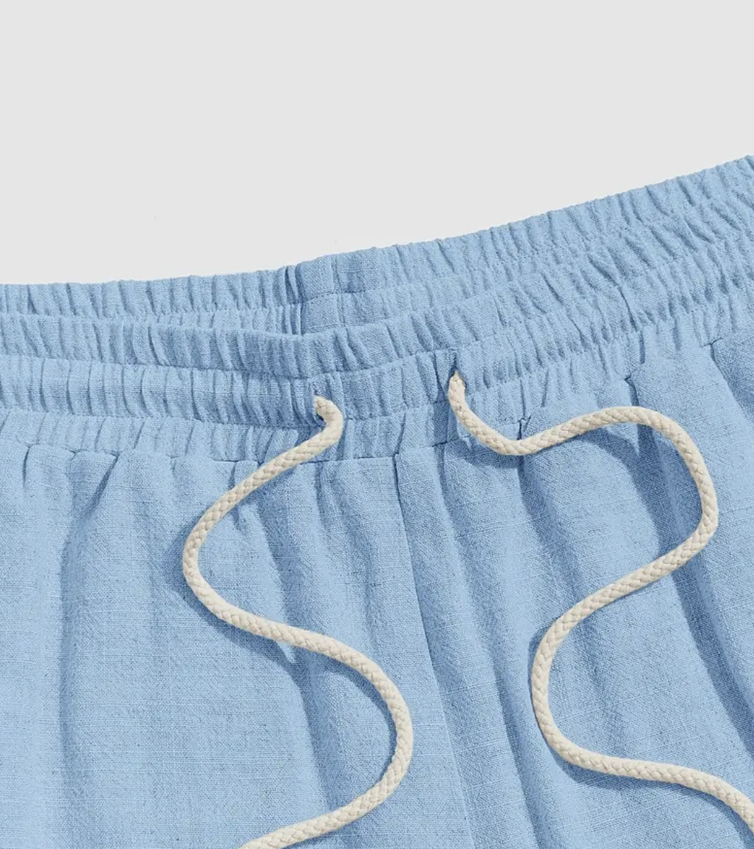 Loose Fit Men's Drawstring Waist Shorts