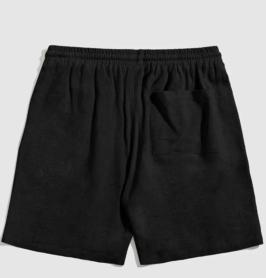 Loose Fit Men's Drawstring Waist Shorts
