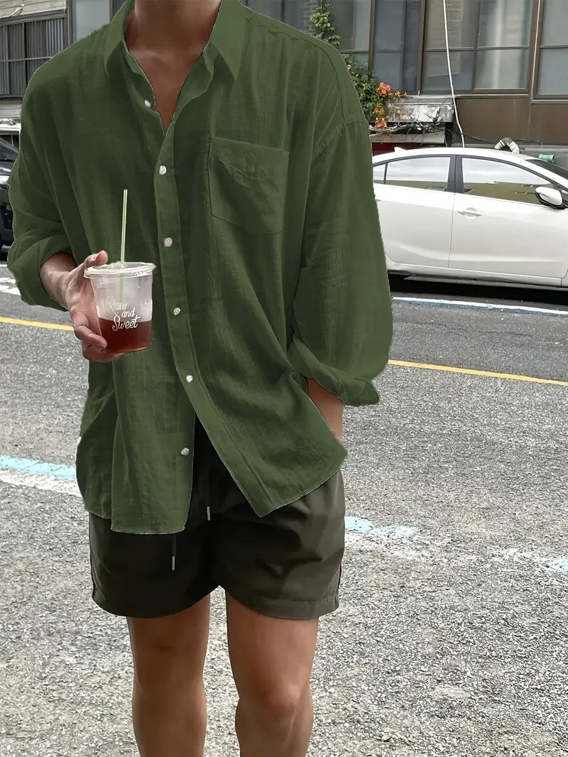 Men's Long-Sleeved Shirt