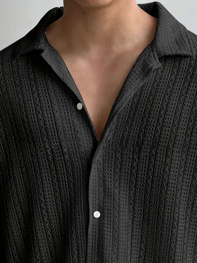 Men's Button-Up Short Sleeve Shirt