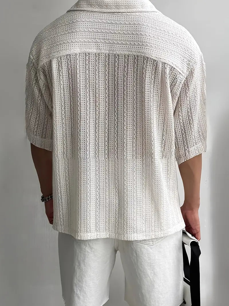 Men's Button-Up Short Sleeve Shirt