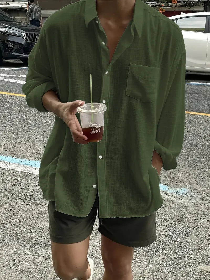Men's Long-Sleeved Shirt