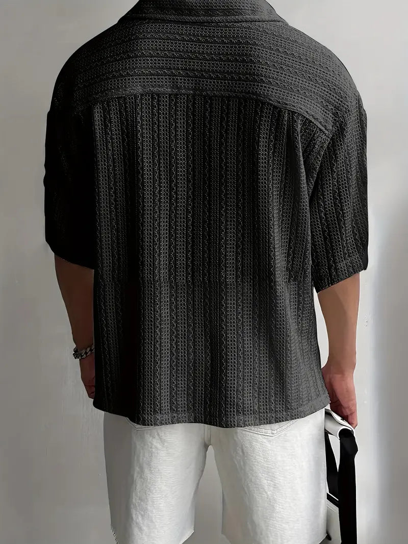 Men's Button-Up Short Sleeve Shirt